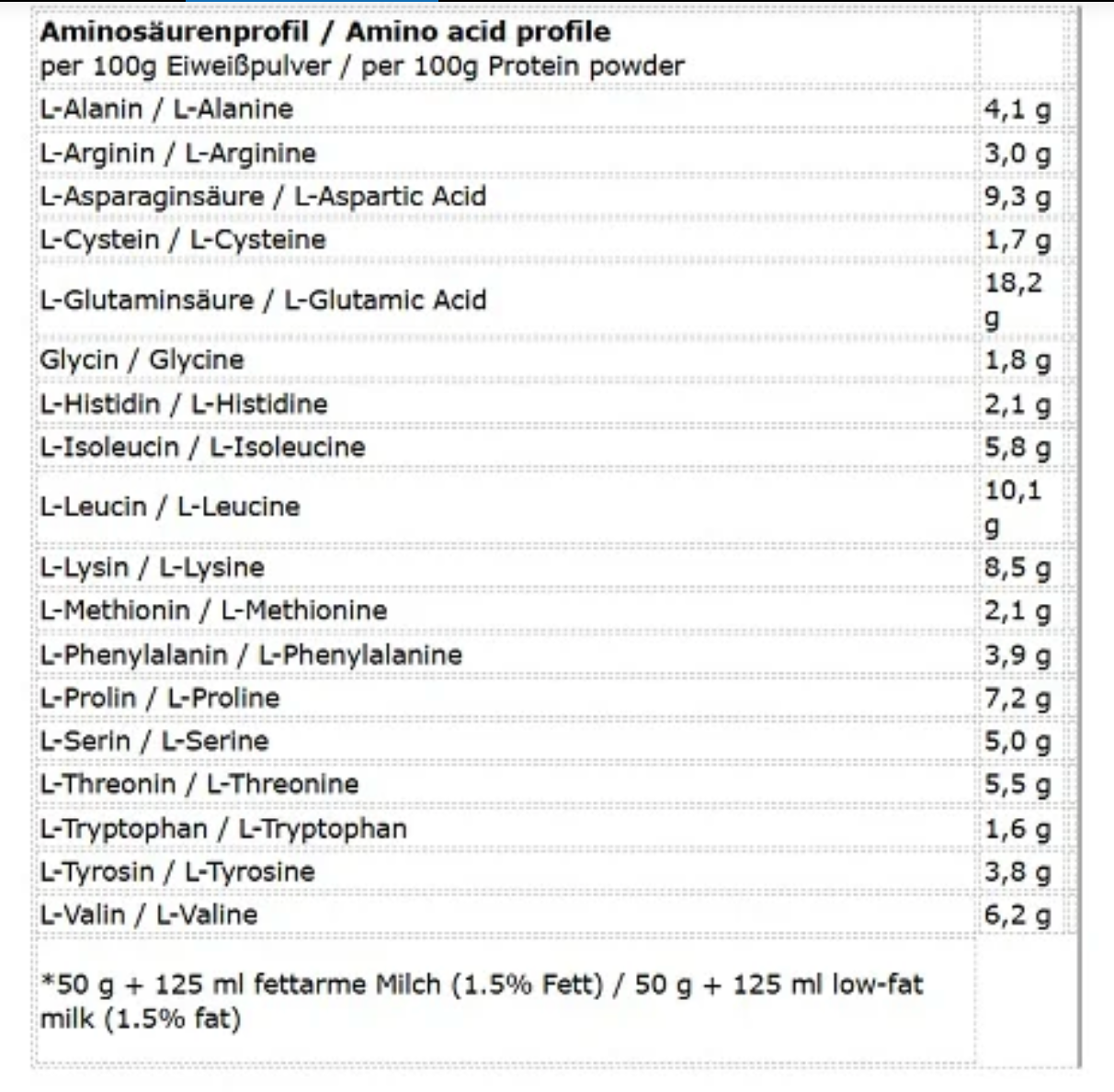 INLEAD Protein Sahne 500g