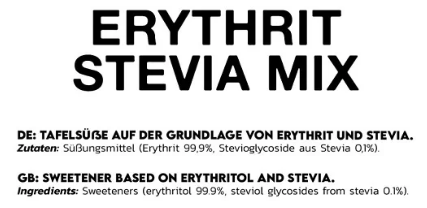 INLEAD Erythritol Stevia Mix 1000g