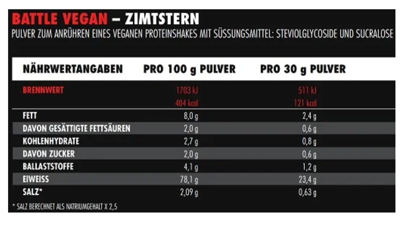 Big Zone Battle Vegan 1000g