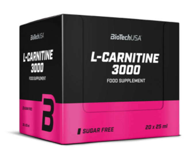 BioTech L-Carnitine Liquid 3000mg 20x25ml