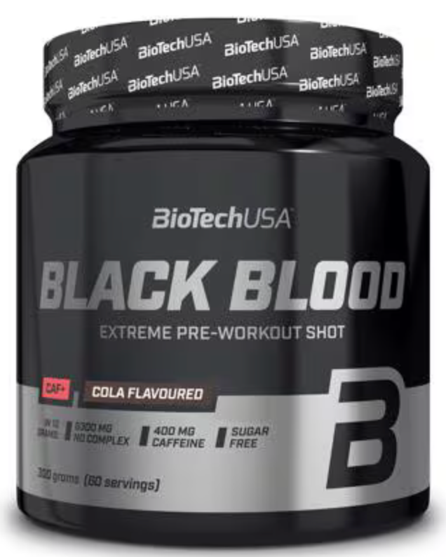 BioTech Black Blood CAF+ 300g (40 Serv.)