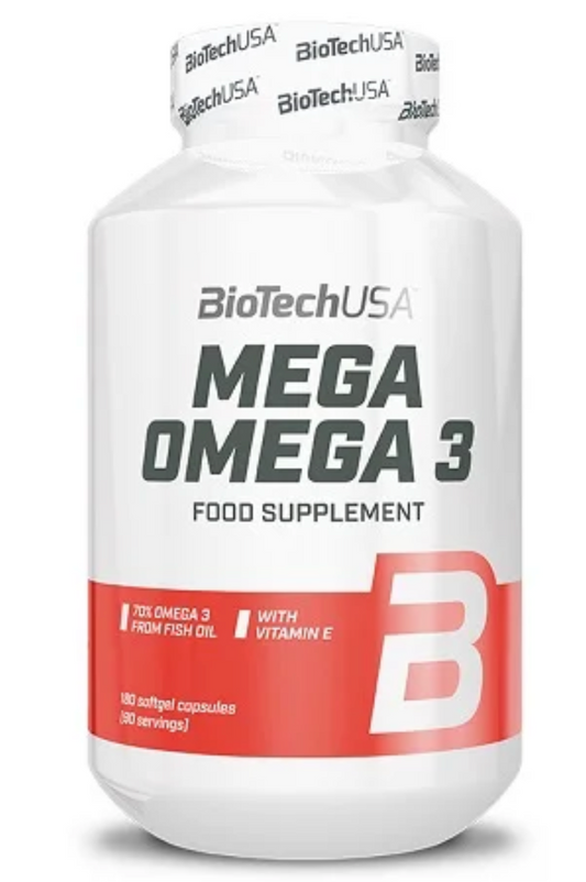 BioTech Mega Omega 3, 180 Kapseln