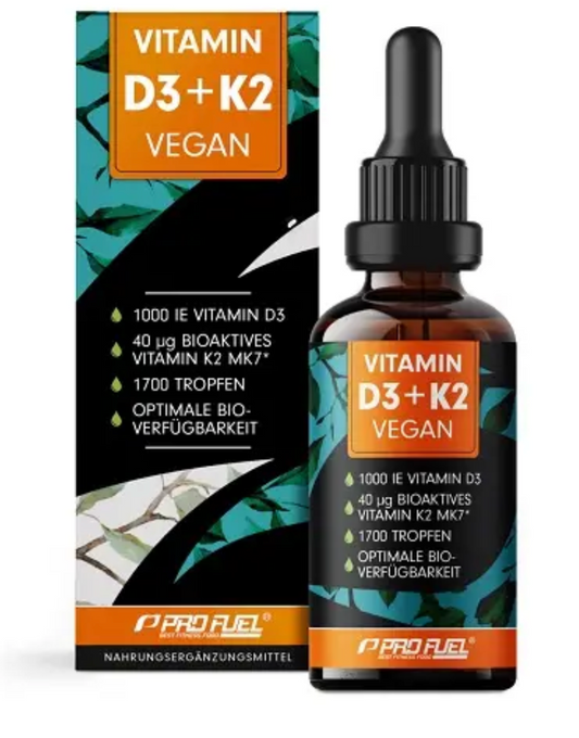 ProFuel Vitamin D3 + K2 Tropfen 1700 Tropfen (50 ml)