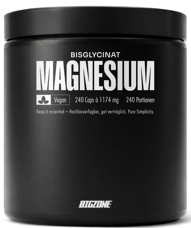 Big Zone Magnesium Bisglycinat 240 Kapseln