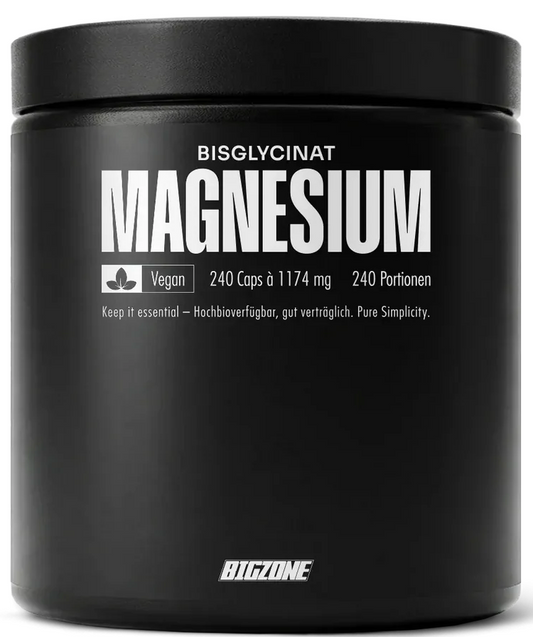 Big Zone Magnesium Bisglycinat 240 Kapseln