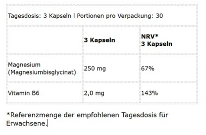 BioTech Magnesium Bisglycinate from organic source 90 Kapseln