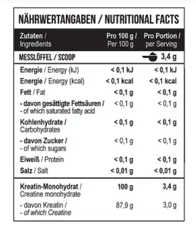 MST - Creatin Monohydrate 500g