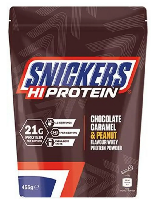 Snickers Protein Powder 875g/455g - Chocolate, Caramel & Peanut