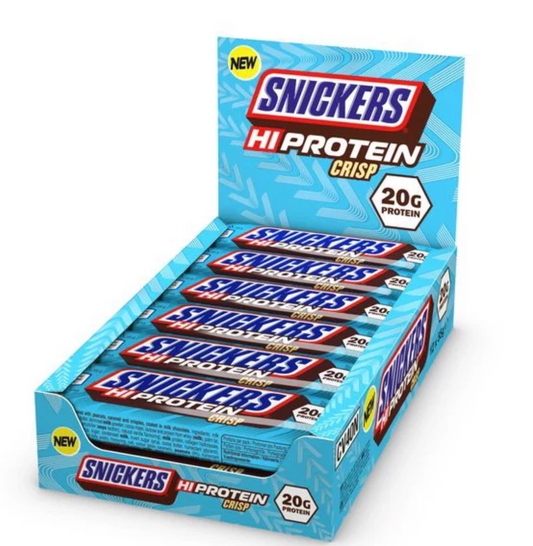 Snickers HI Protein Crisp Bar (12x55g) - Milk Chocolate