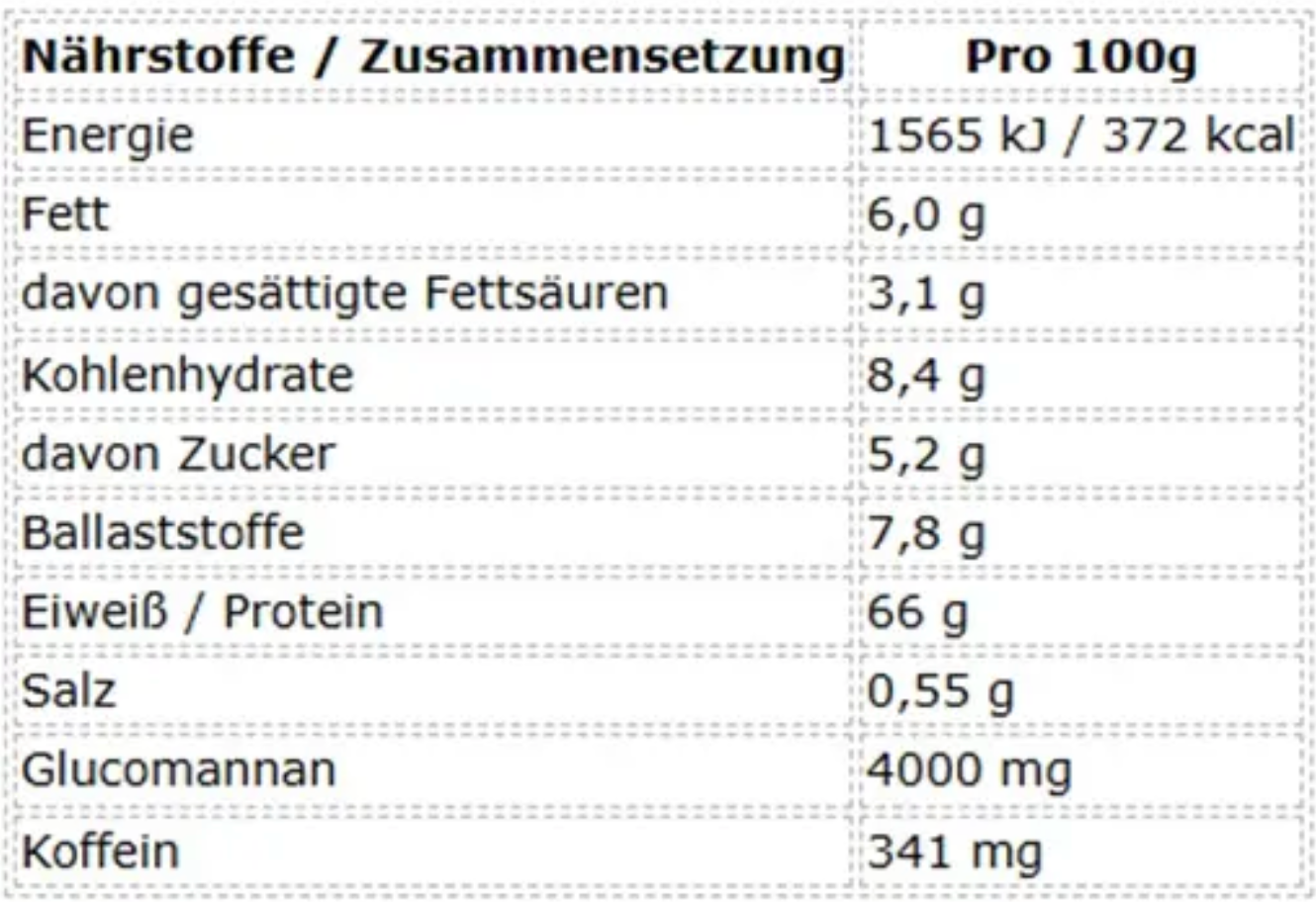 More Nutrition Protein Iced MATCHA LATTE 500g Dose