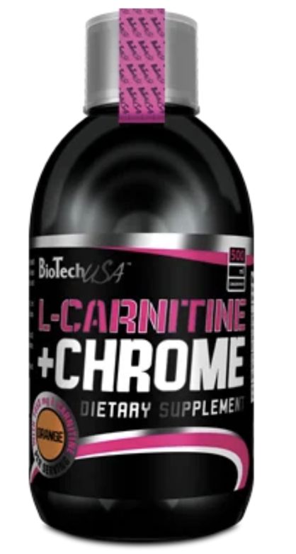 BioTech L-Carnitine + Chrome Liquid Concentrate 500ml