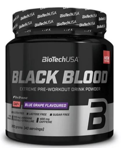 BioTech Black Blood CAF+ 300g (40 Serv.)