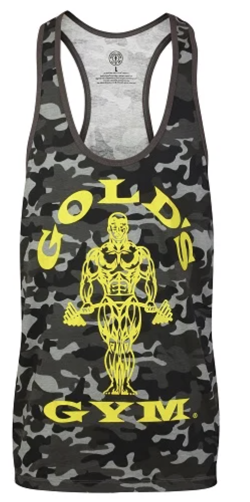 Gold´s Gym GGVST051 Muscle Joe Premium Tank Camo - black