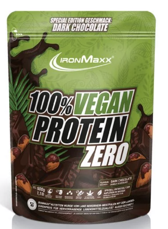 IronMaxx 100% Vegan Protein Zero 500g