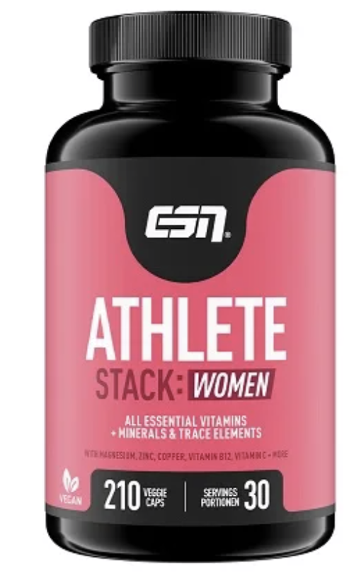 ESN Athlete Stack:WOMEN 210 Kapseln